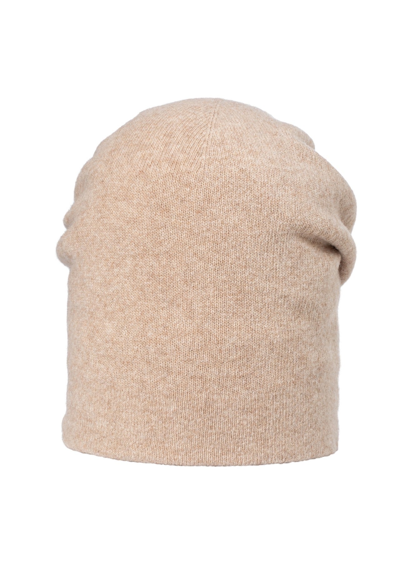 Double Layer Cashmere Blend Beanie
