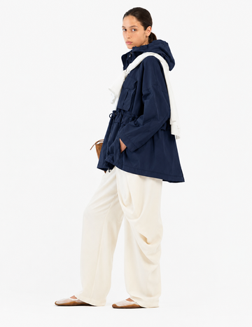 Parka Pleat Navy