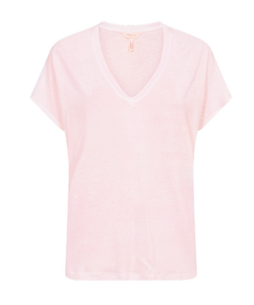 Axelines V Neck Pink TShirt