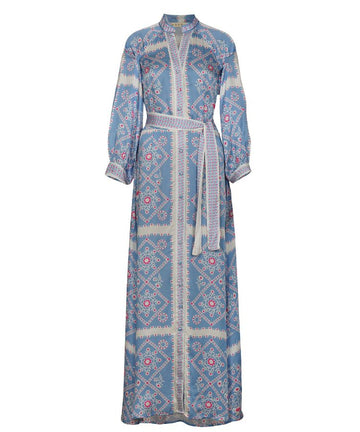Bandana Blue Print Dress