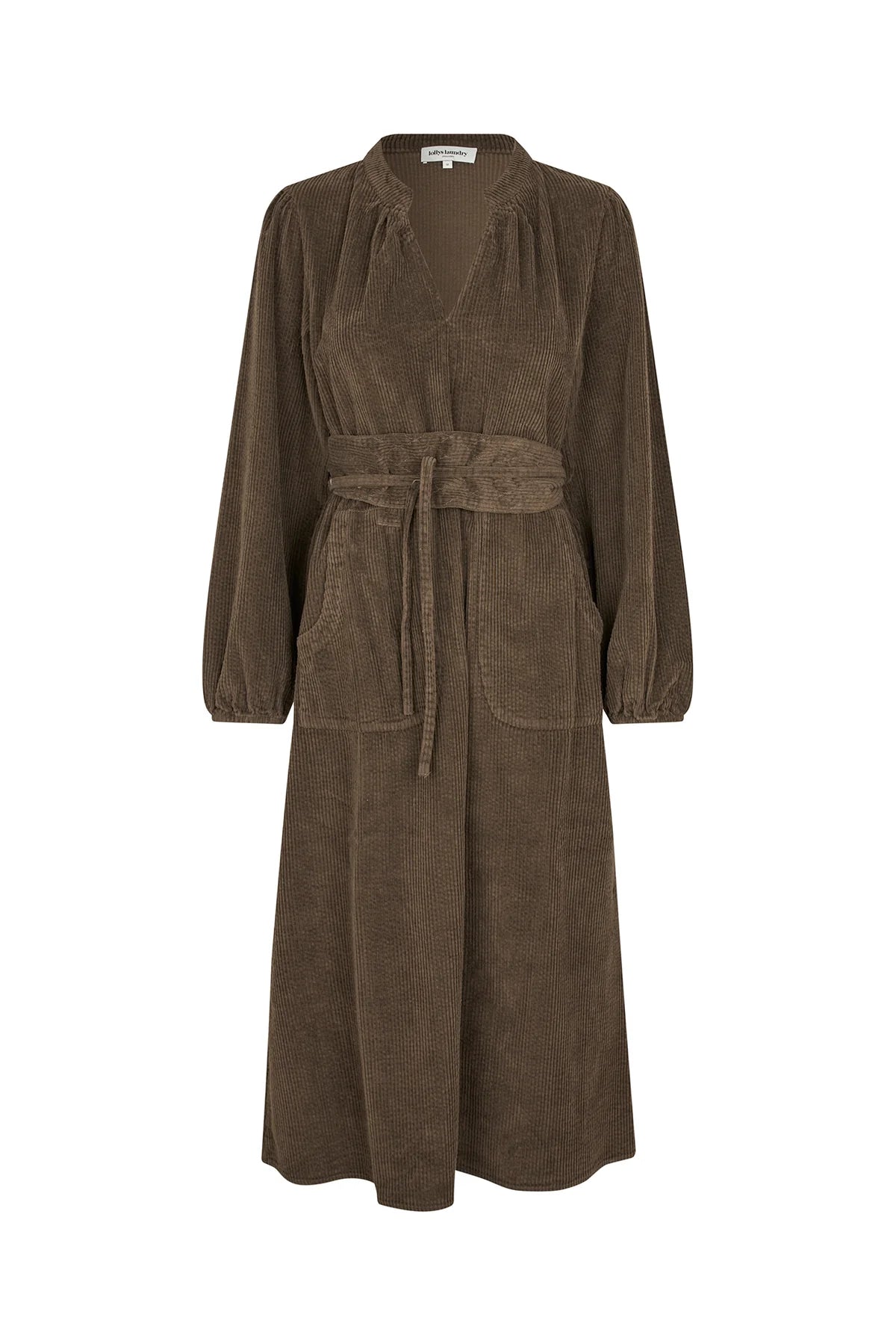 Paris Dark Mokka Midi Dress