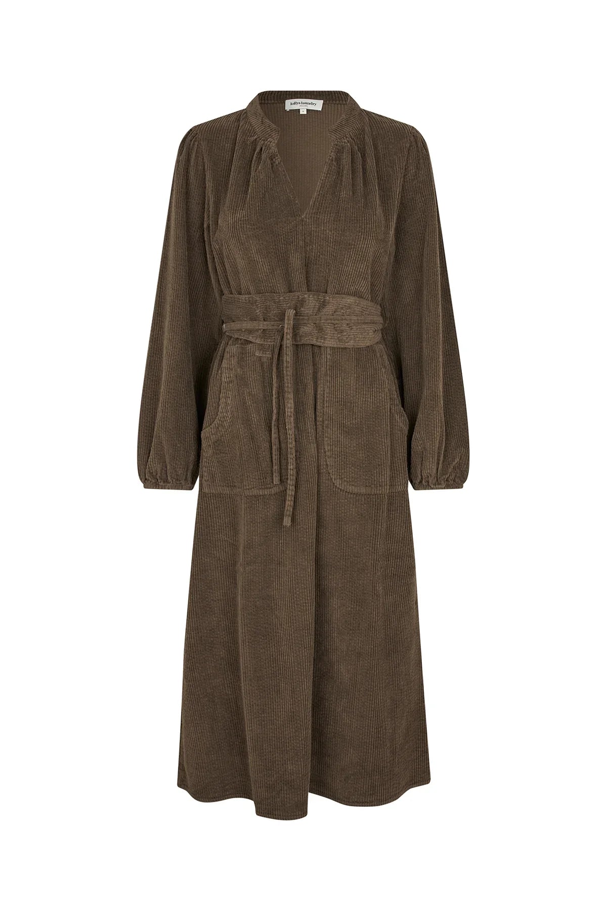 Paris Dark Mokka Midi Dress