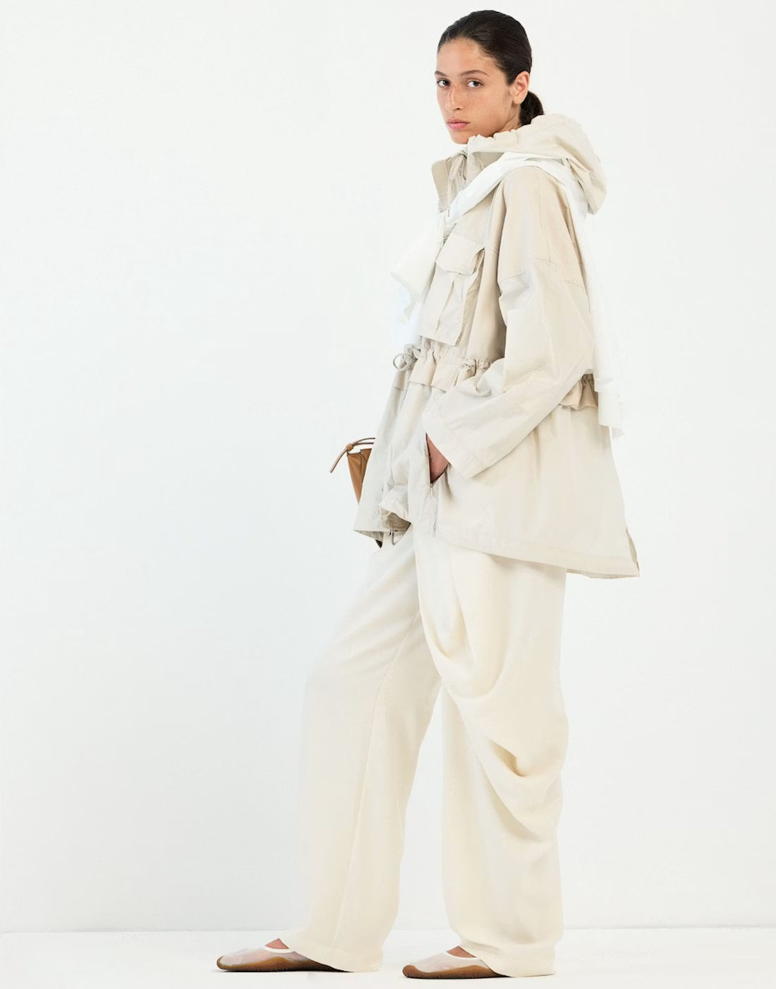 Parka Pleat Cream