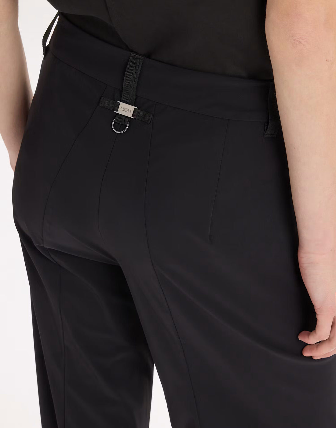 Be-Side Black Wide Leg Trousers