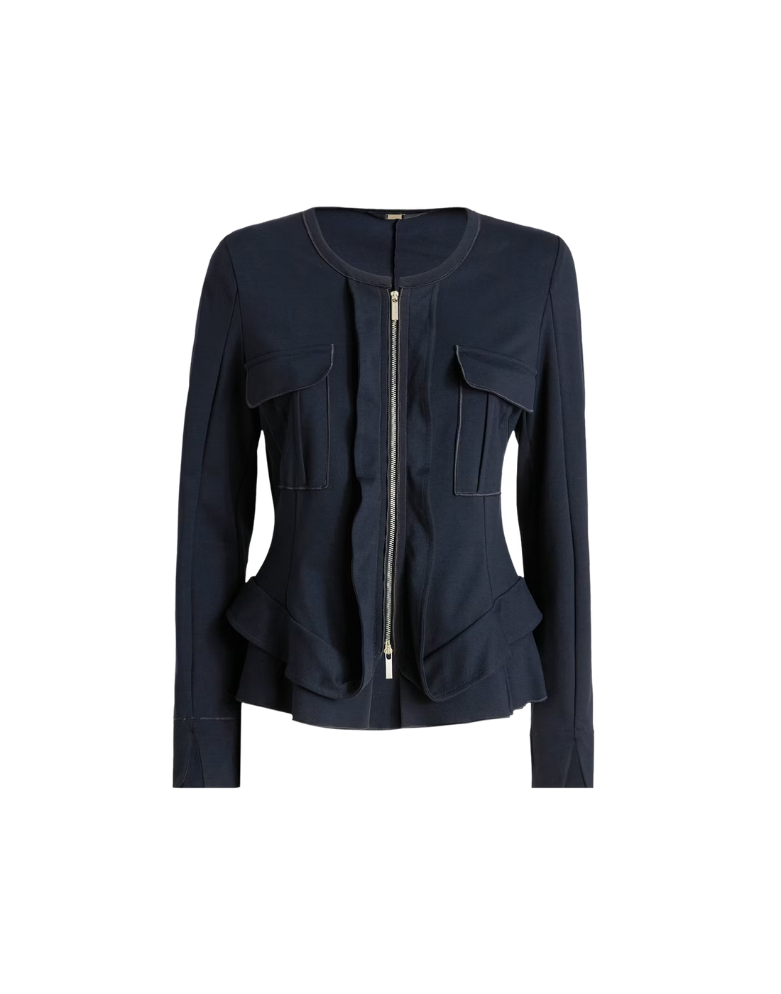 Sapphire Black Fitted Jacket