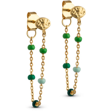 Lola 'Spring' 18k gold-plated sterling silver/matt Earring