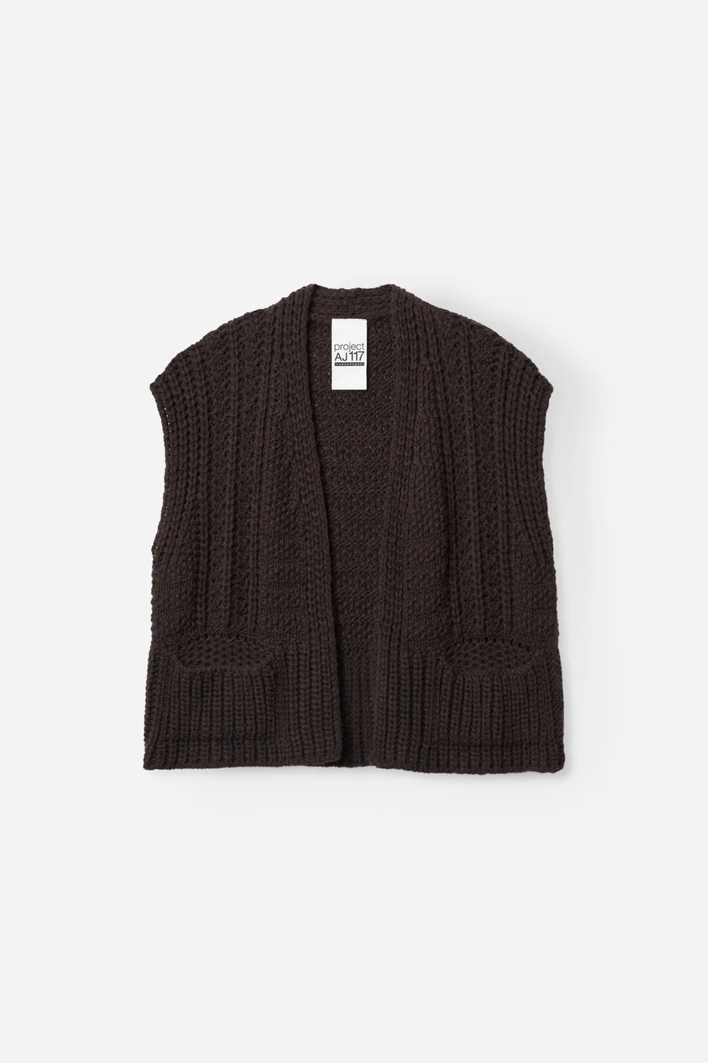 Susie Coffee Knitted Gilet