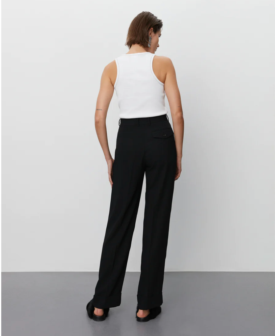 Jacques Black High Rise Trousers With Turn Up