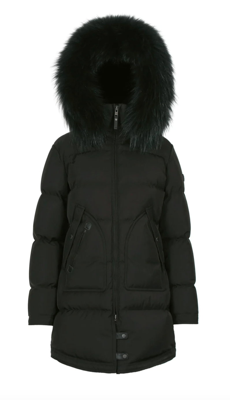 Monet V11 Long Coat Black