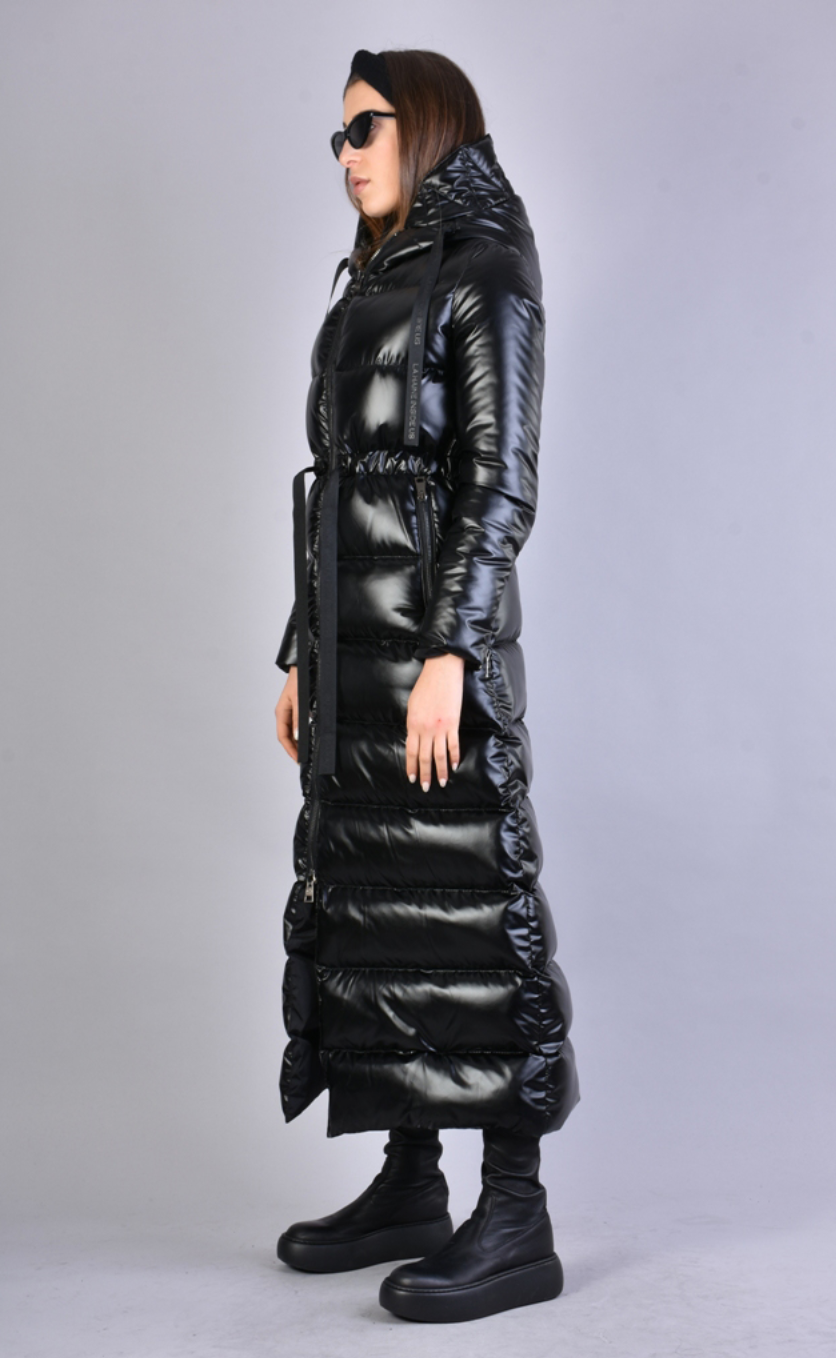 Full Length Black Puffer Coat