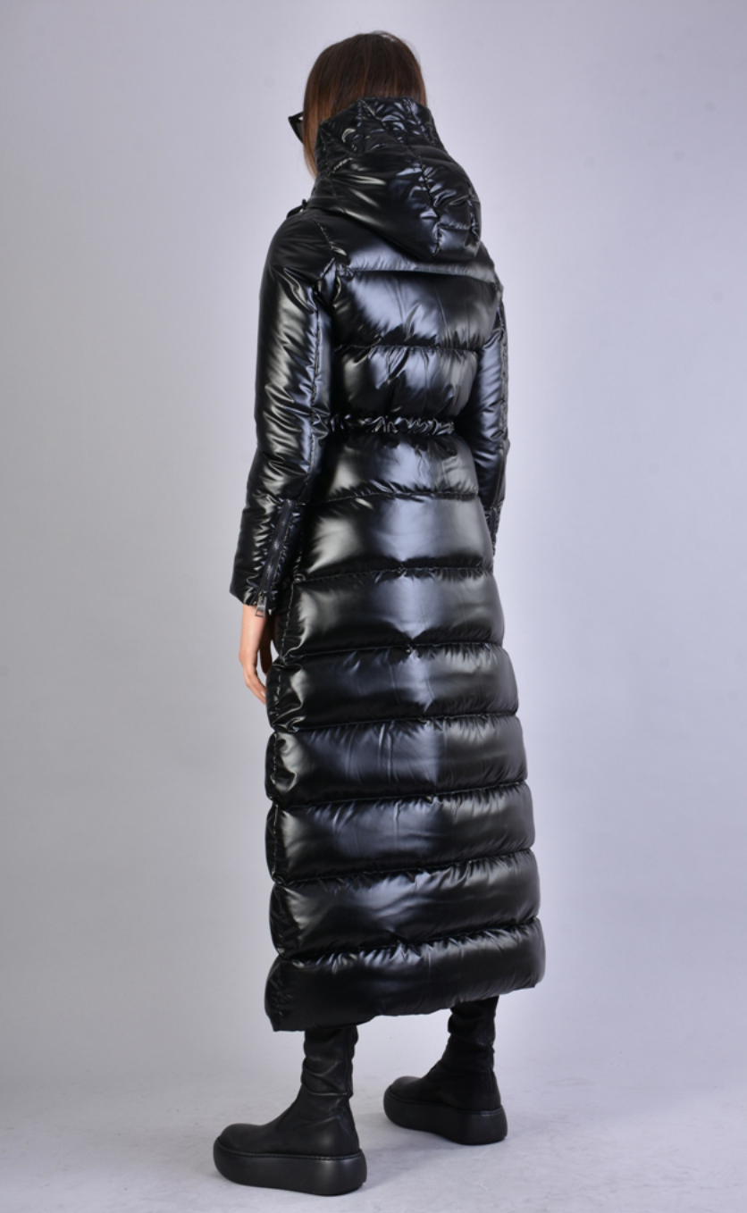 Full Length Black Puffer Coat