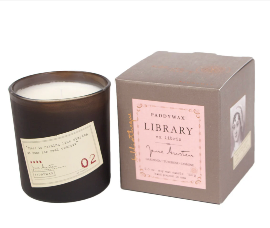 Library Candle (170g) - Jane Austen - Gardenia/Tuberose/Jasmine