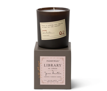 Library Candle (170g) - Jane Austen - Gardenia/Tuberose/Jasmine