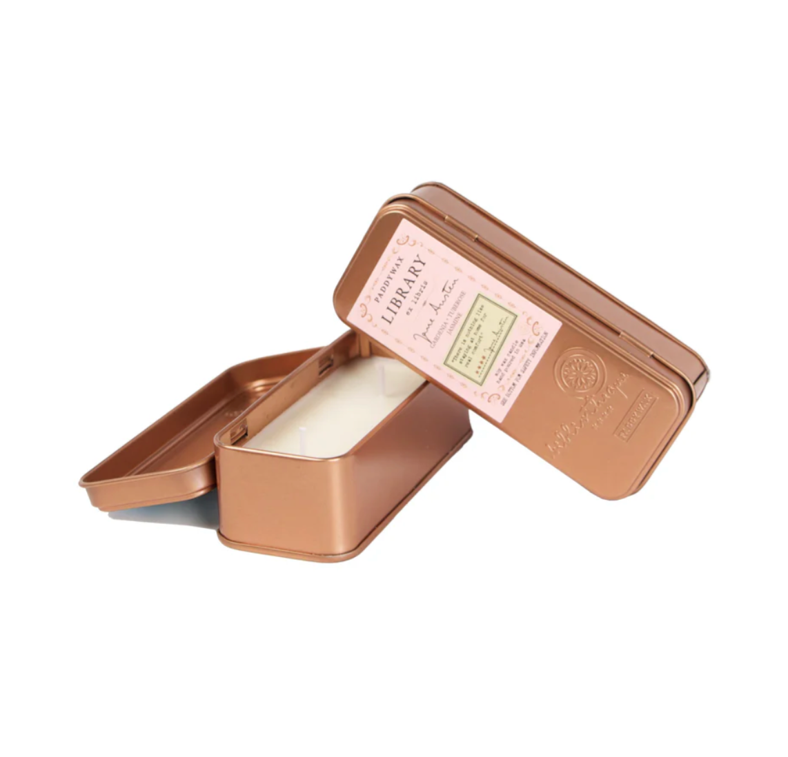 Library Two Wick Travel Tin - Jane Austen