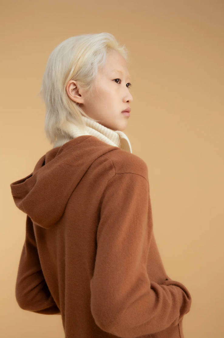 Knitted Cashmere Cream Neck Tie