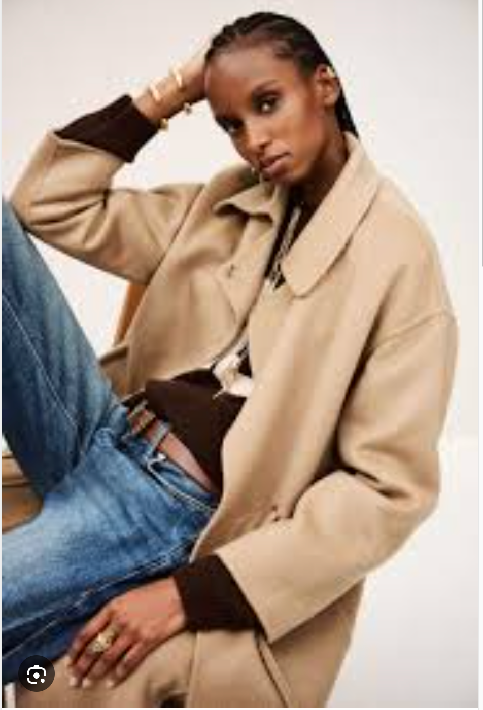 Kate Coat in Camel
