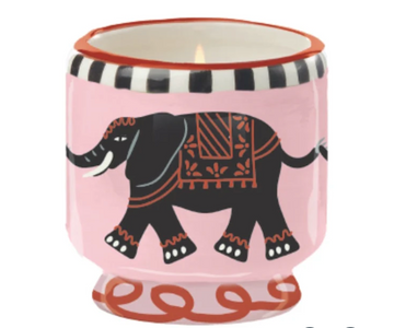 Paddywax A Dopo 8 oz./226g Ceramic Scented Candle / Elephant - Tobacco Vanilla