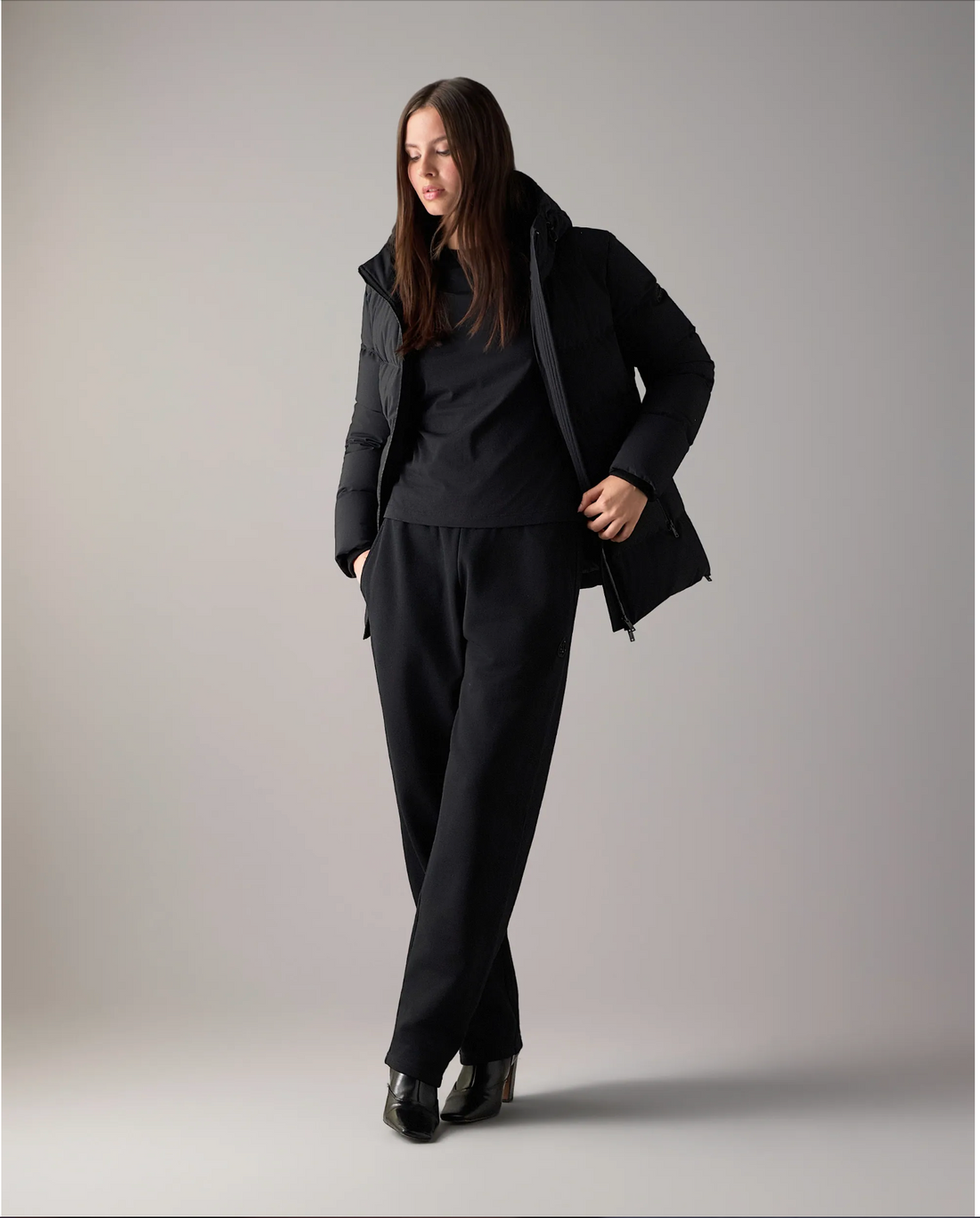 W Soho 3Q  Black Jacket
