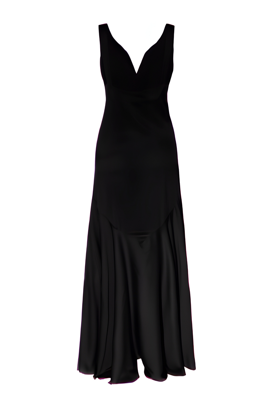 Mar-a-lago Navy Silk Evening Dress
