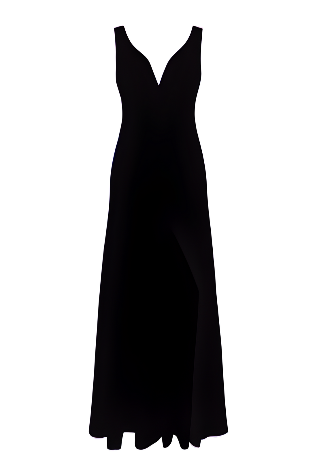 Mar-a-lago Navy Silk Evening Dress