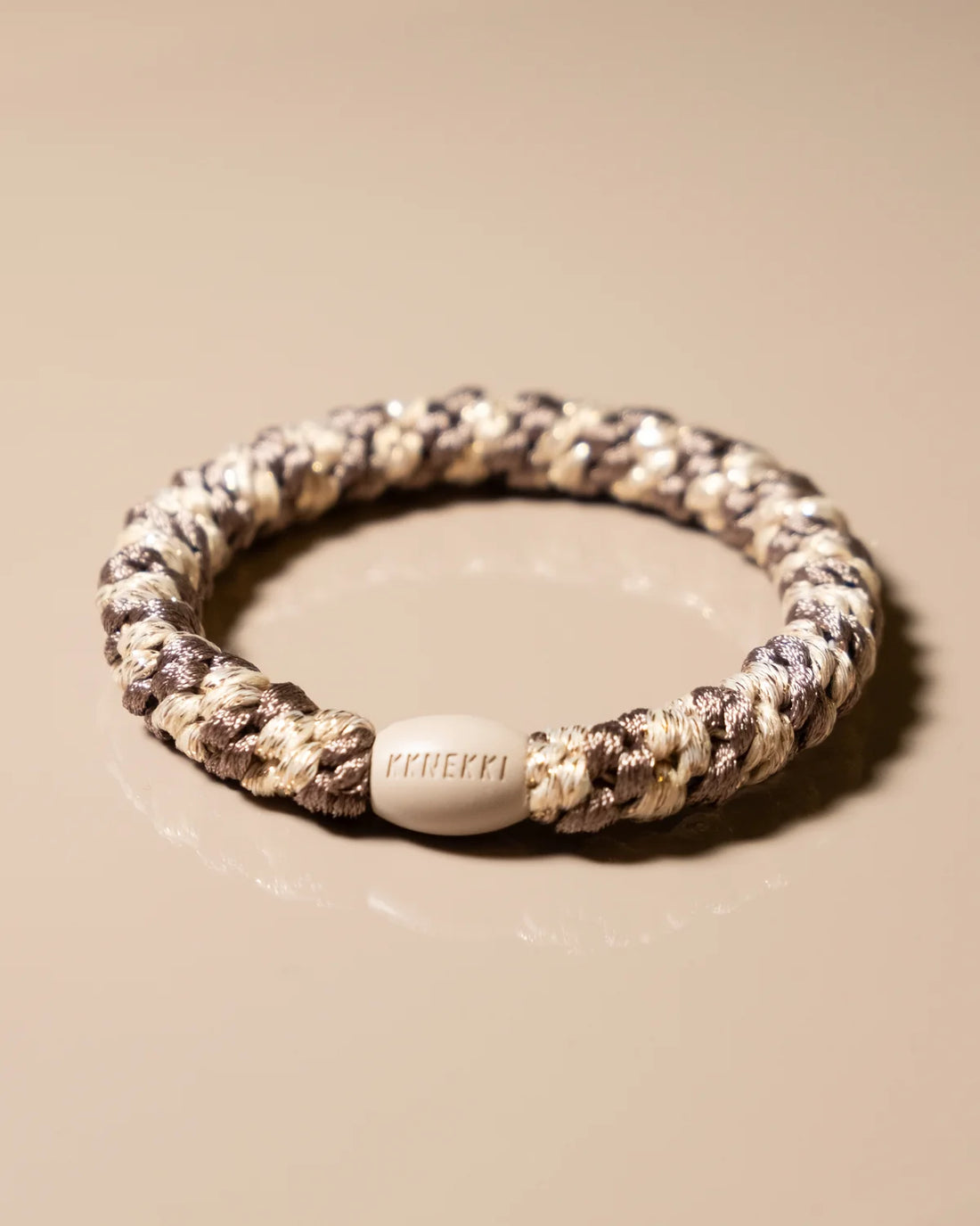 KKNEKKI Mole Beige  Glitter Hair Tie