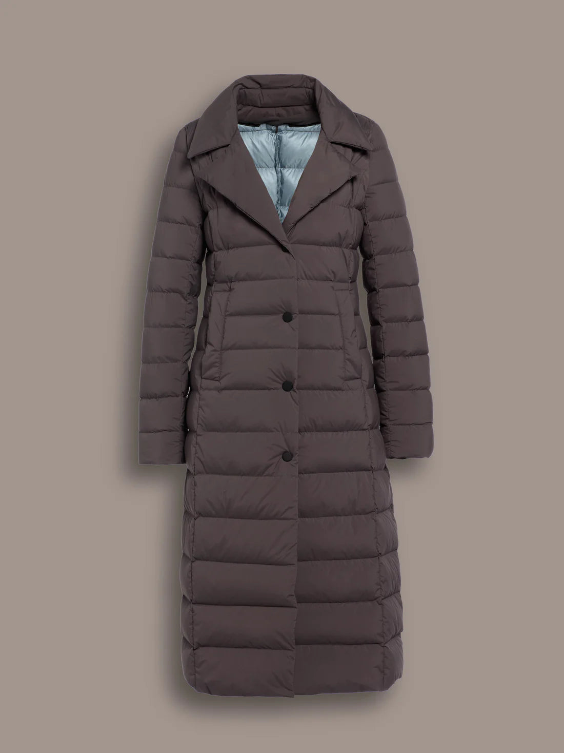 Rosaleen Dark Taupe Puffer Coat