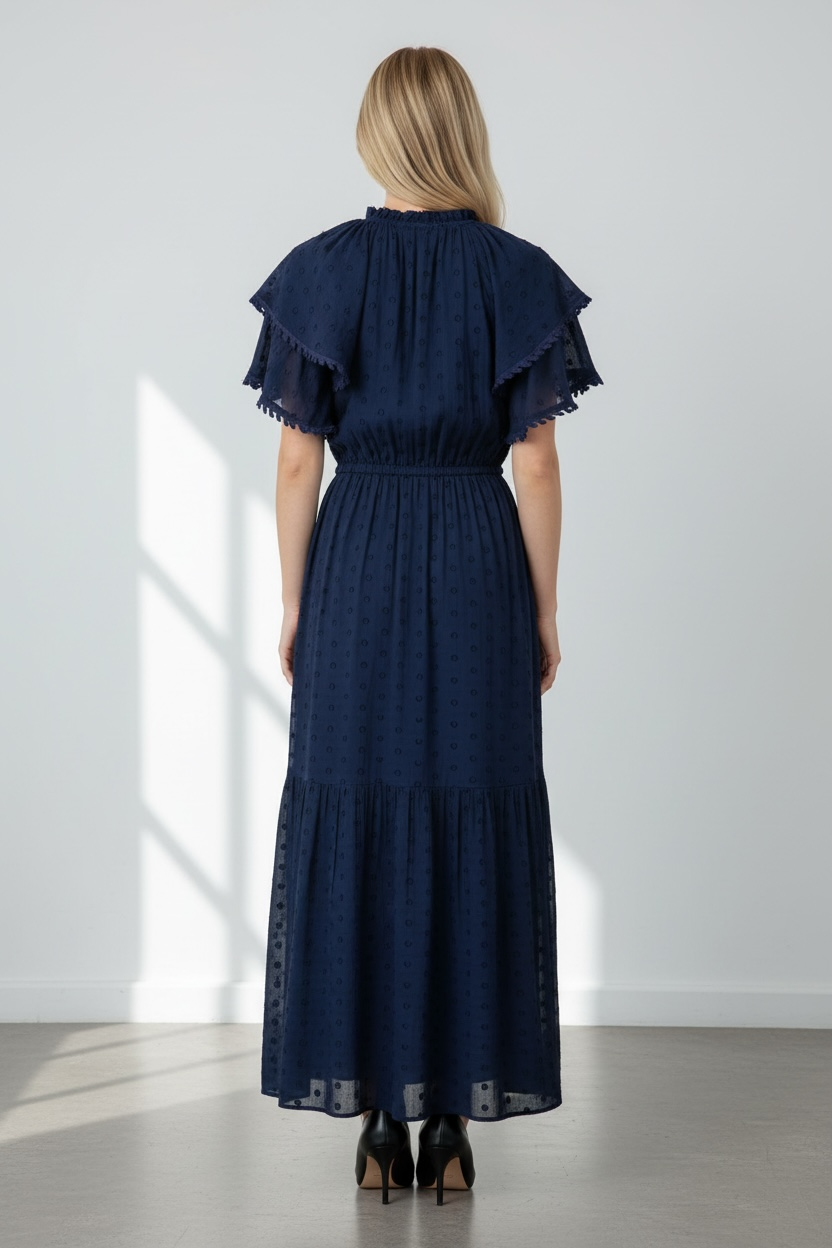Wave Marine Blue Dress