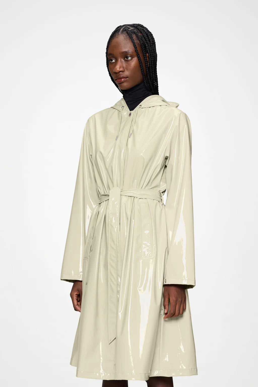 A-Line Longer W Jacket Cream Shore