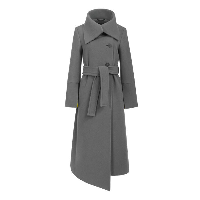 Aner Grey Wool Coat
