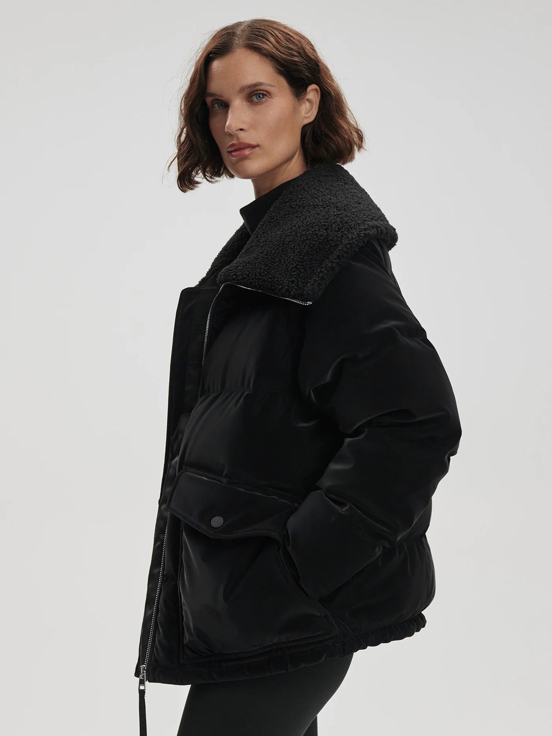 Roseville Black Down Jacket