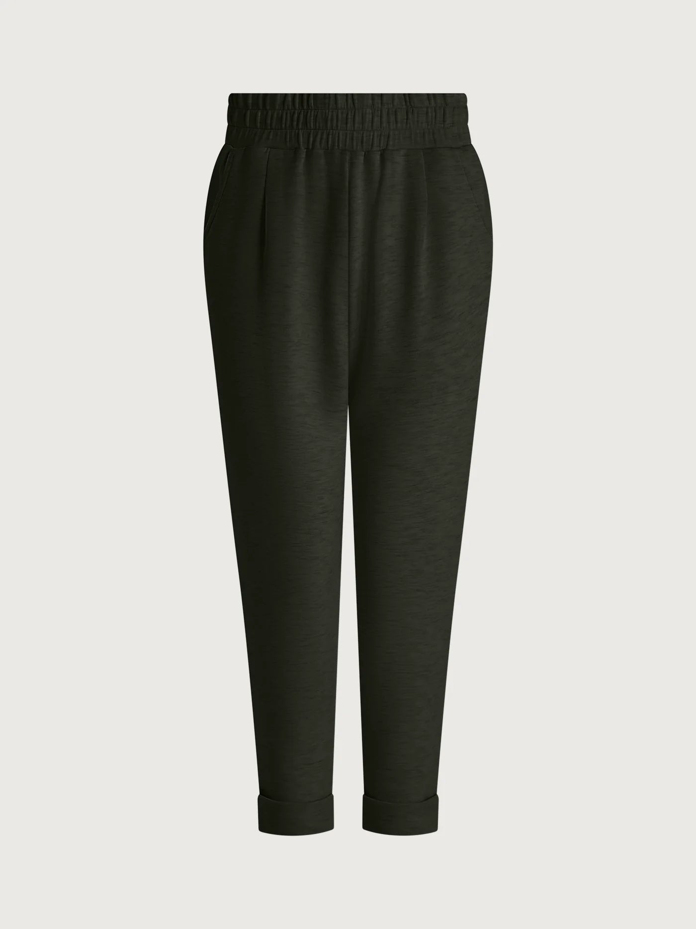 Olive Marl Rolled Cuff Pant 28.5cm
