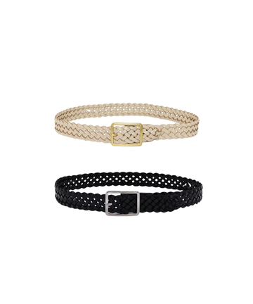 Anstina Leather woven Belt