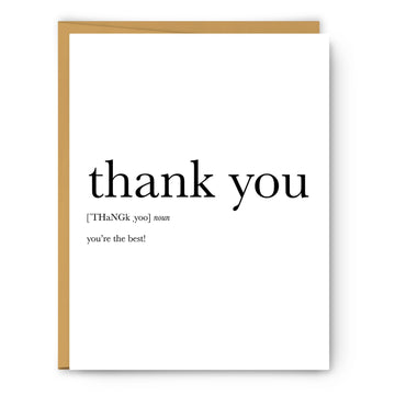 Thank you Card