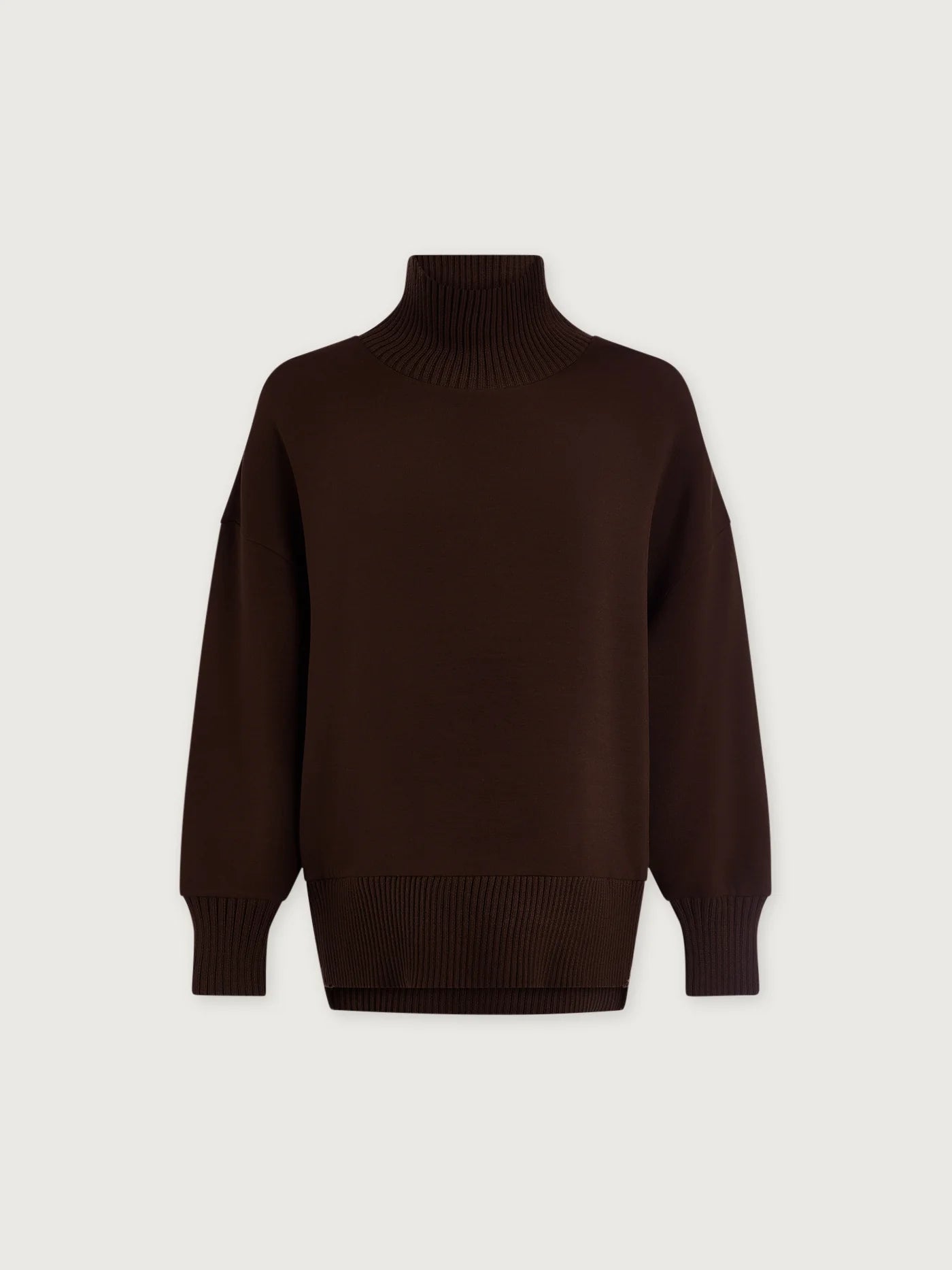 Coffe Bean Barker High-Neck Sweatshirt