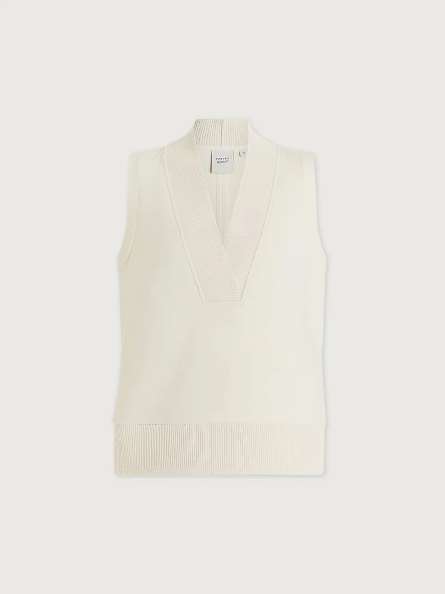 Freida V Neck Tank in Pristine
