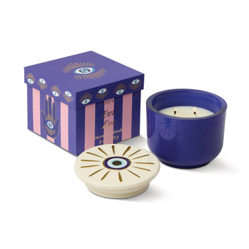 Evil Eye Incense & Smoke Charmed Candle with Lid
