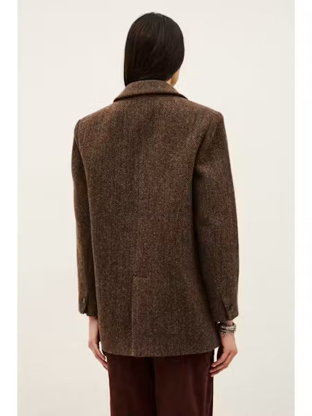 Kast Marron Tweed Blazer