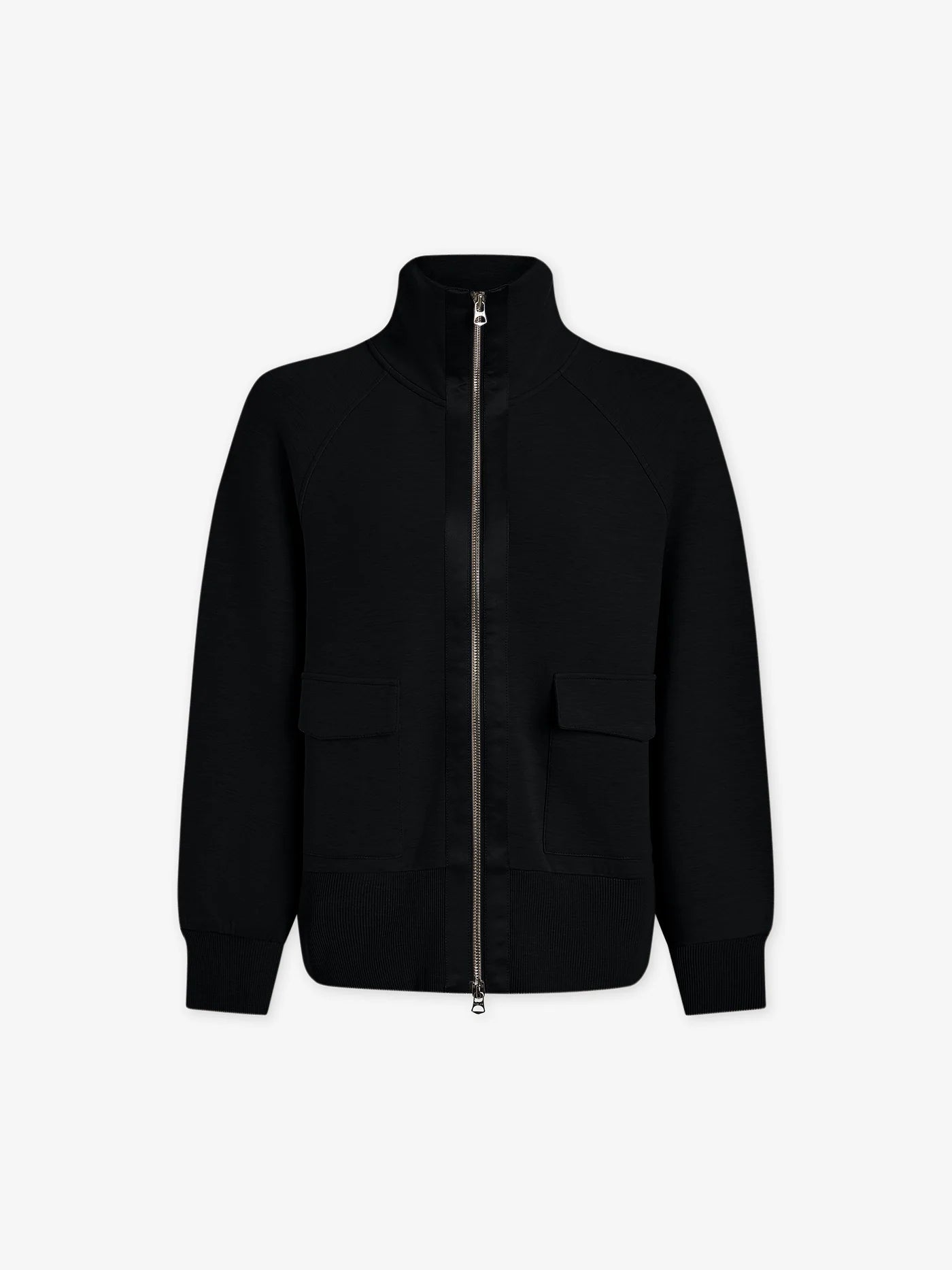 Roxbury Black Zip Through Jacket