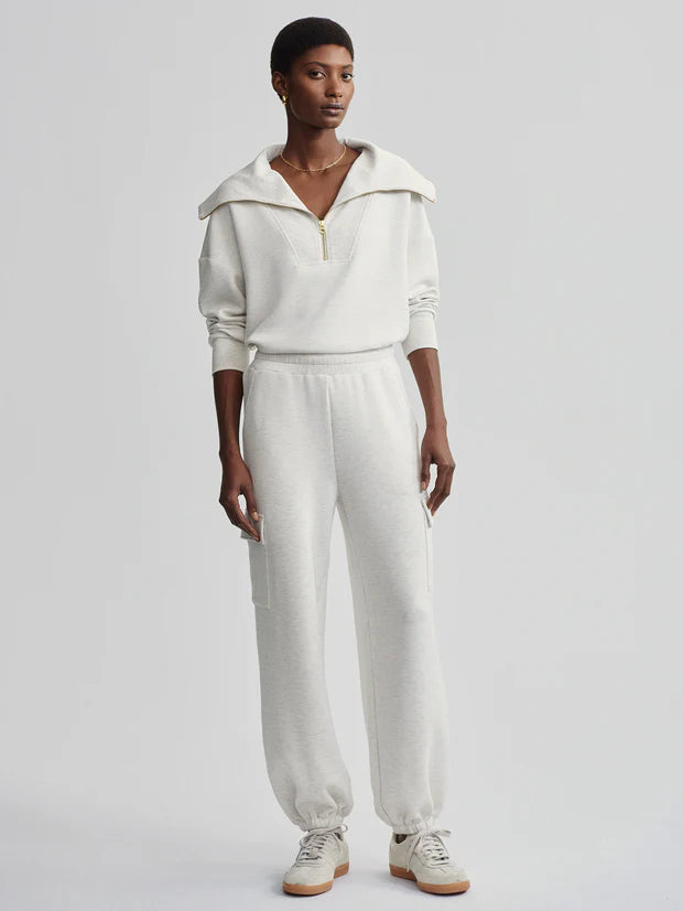 Cargo Pant Ivory Marl Pant 27.5"