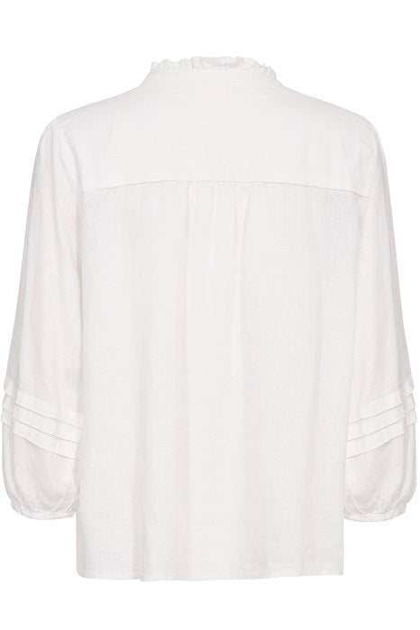 Nastja White Linen Shirt