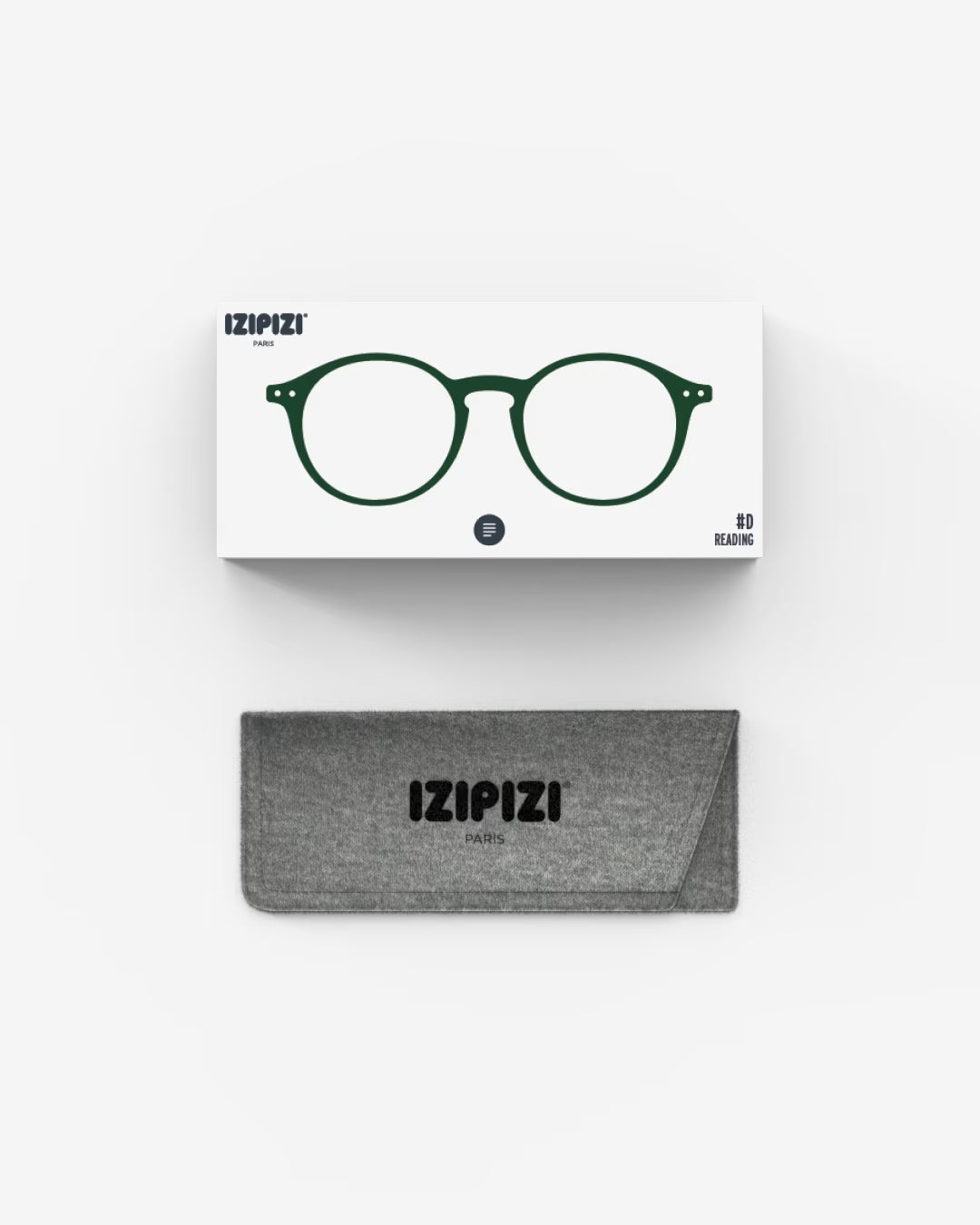 Izipizi 'Kaki Green' #D Reading Glasses