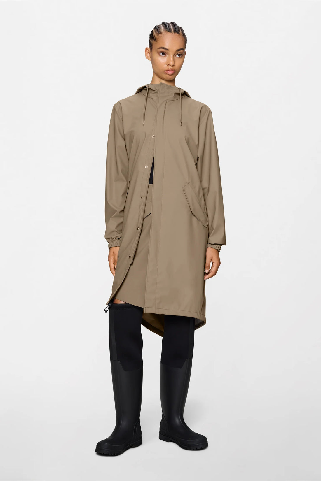 Fishtail Parka in Beige