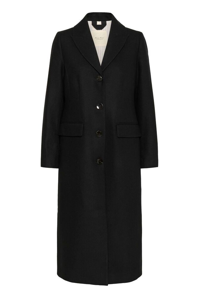 Sirina Black Wool Coat