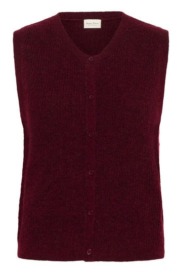 Pimira Tawny Port Knited Waistcoat