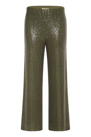 Tatianas Khaki Sequin Trousers