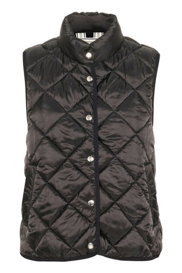 Sidse Black Puffer Gilet