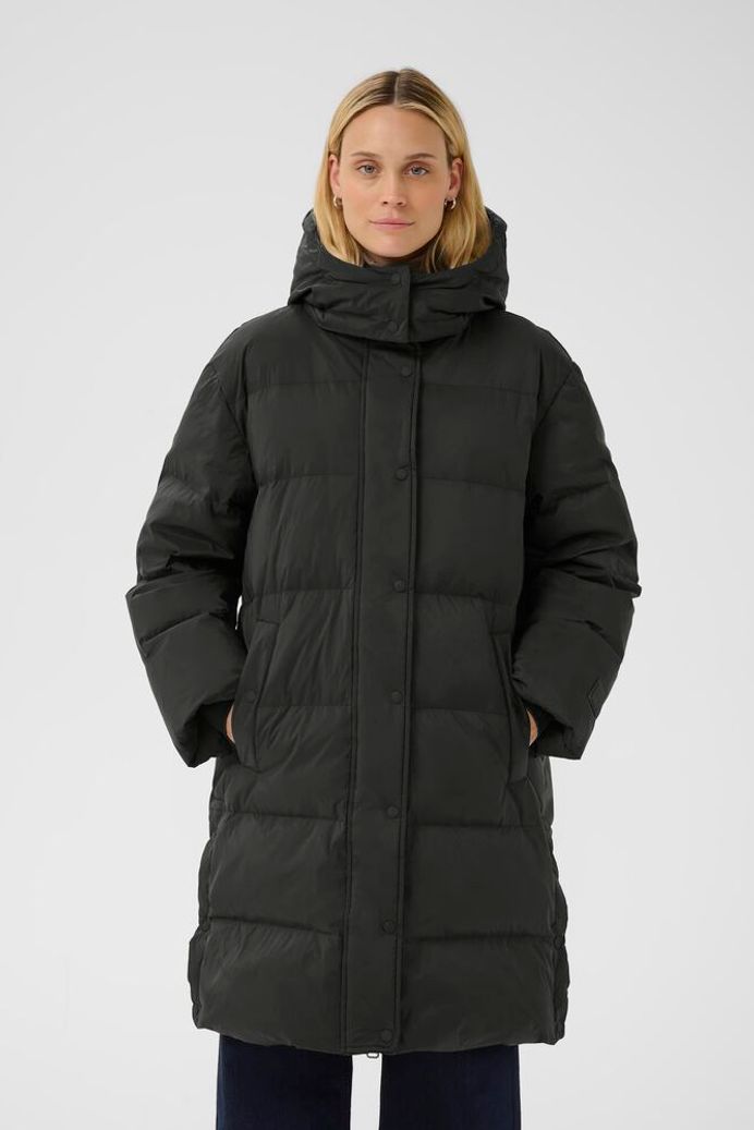 Saba Black Puffer Coat