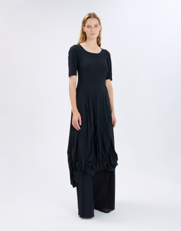 Black On Top Short Sleeved Dress