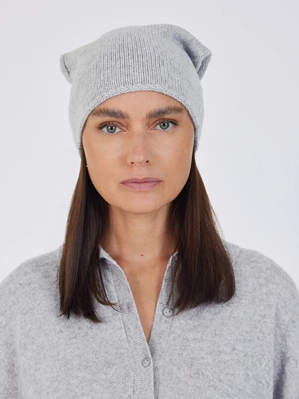 Ines Cashmere Beanie Hat