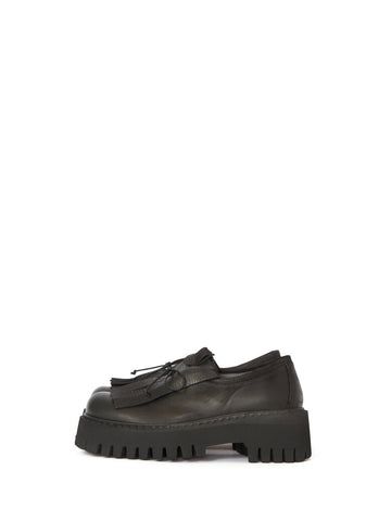 Black Fringe Chunky Loafer